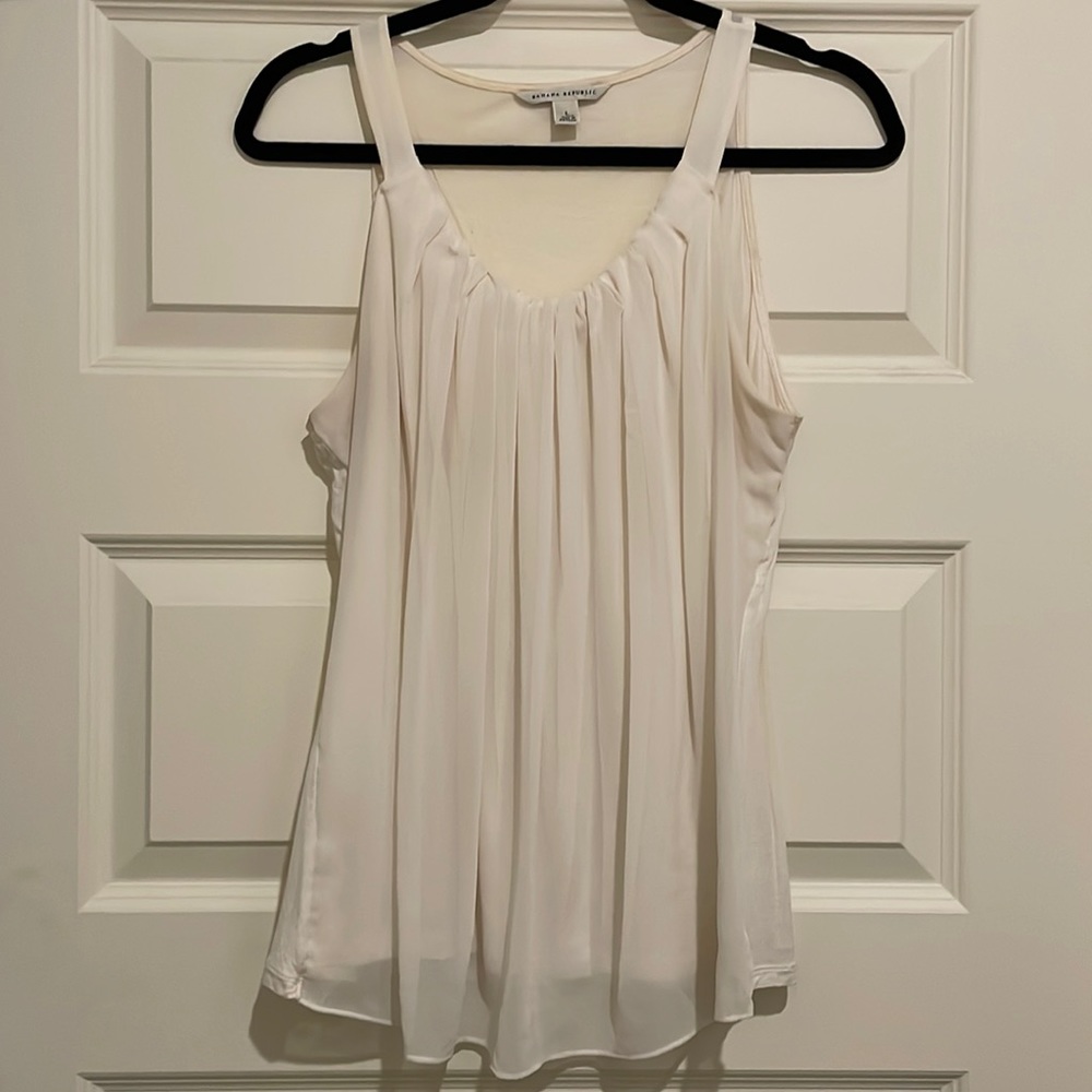 Banana Republic sleeveless blouse- Large